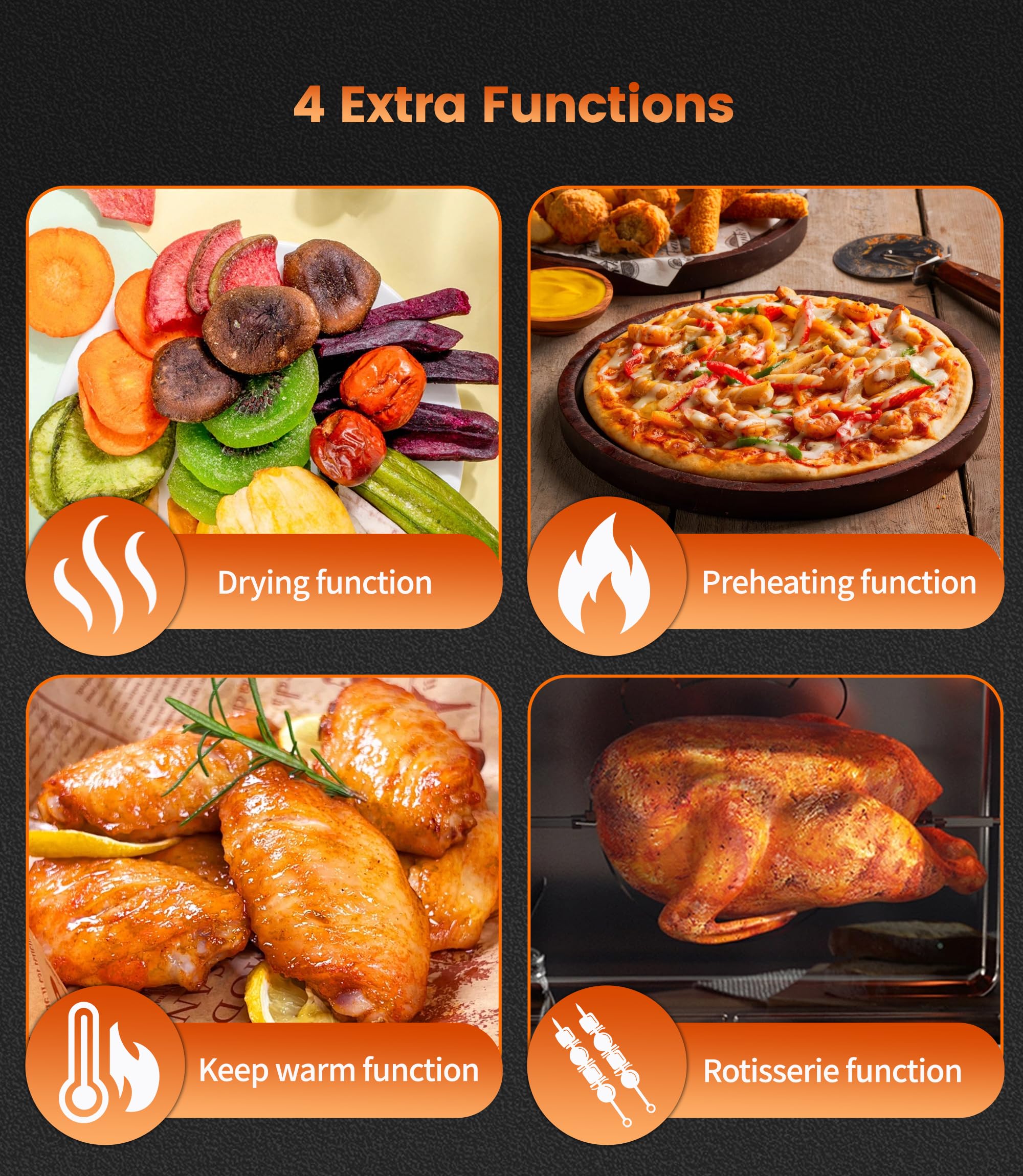14L Mini Backofen & Heißluftfritteuse – 11-in-1 Smart Airfryer Ofen für maximale Vielseitigkeit
