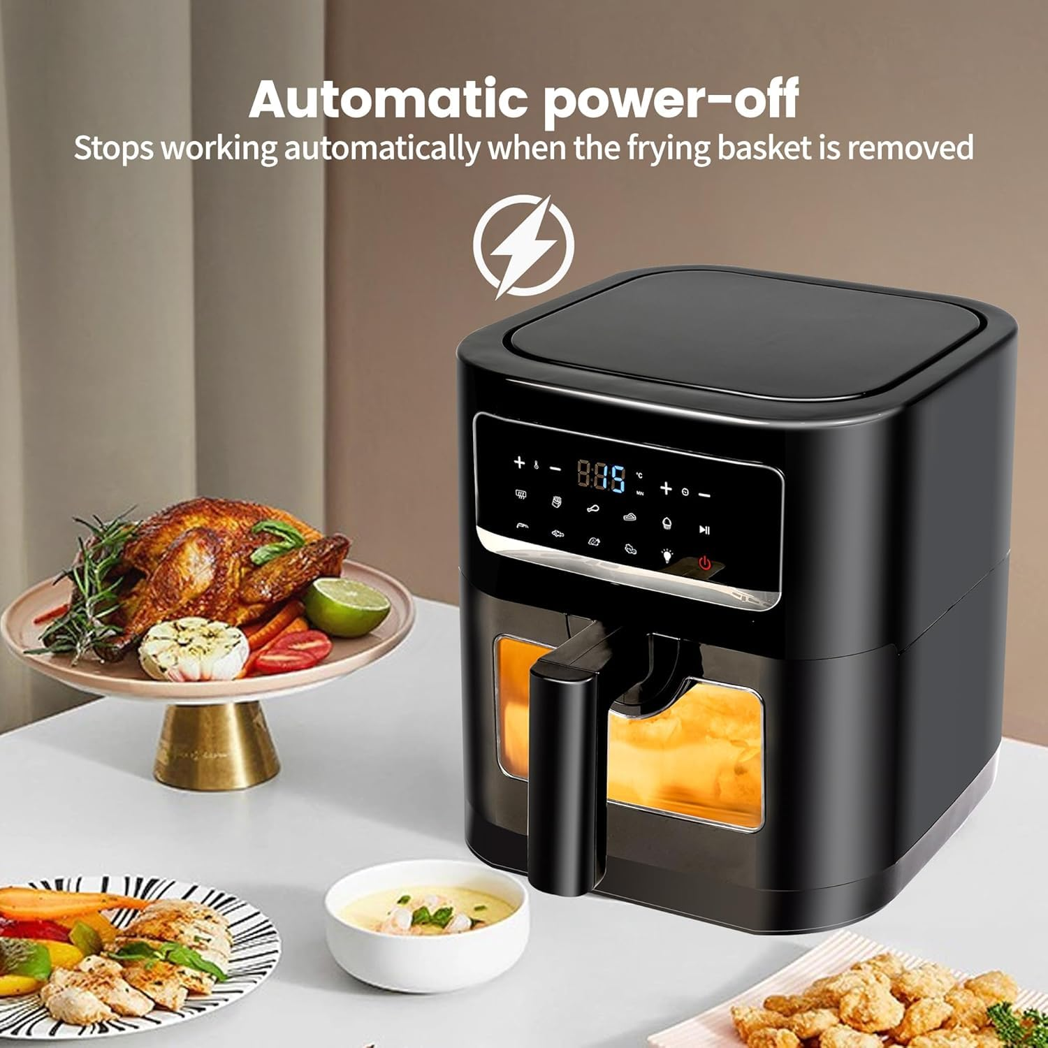 Airfryer 7L mit Sichtfenster – Gesünder Genießen & Effizient Kochen