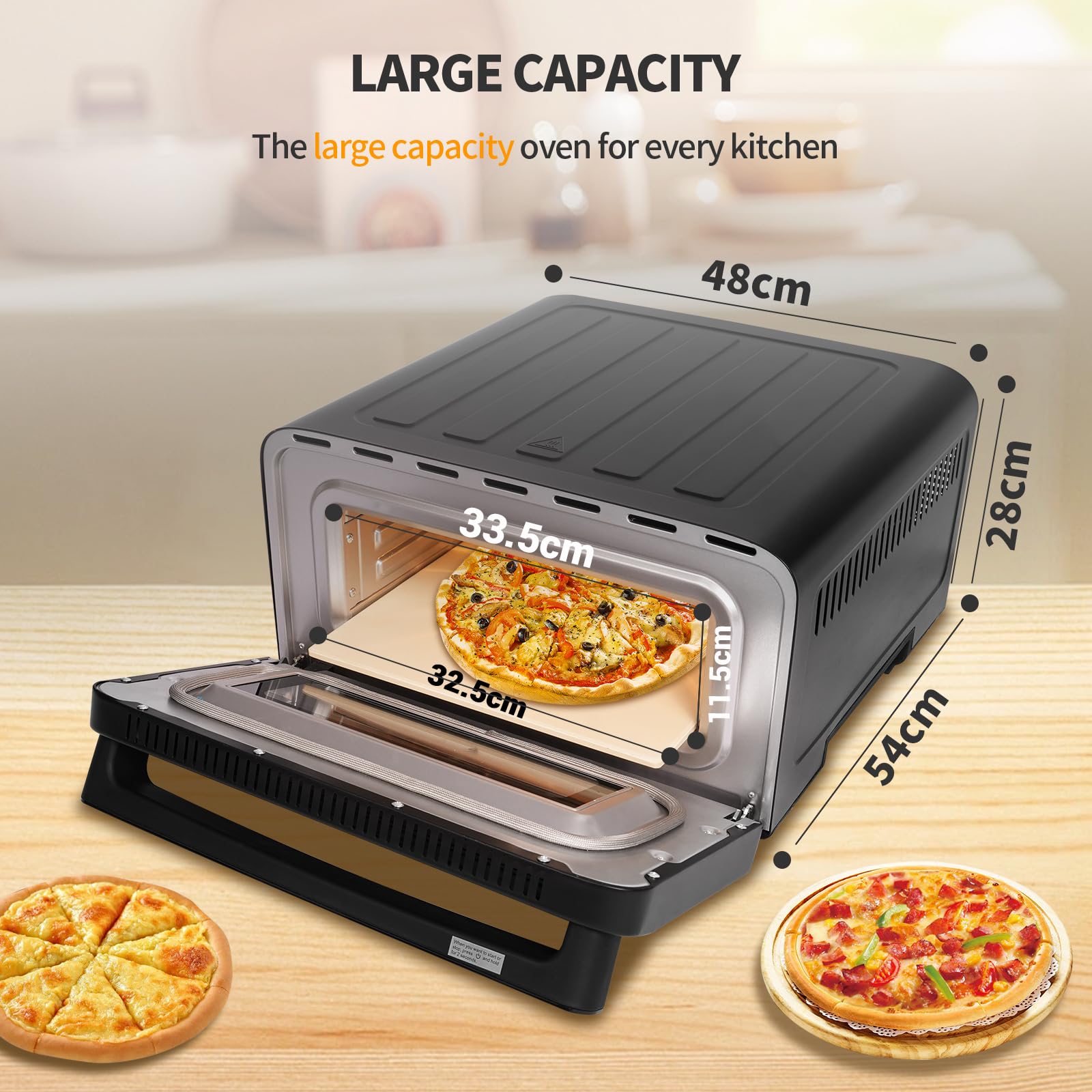 Premium Pizzamaker – Perfekte Pizza in 3 Minuten, wie vom Profi