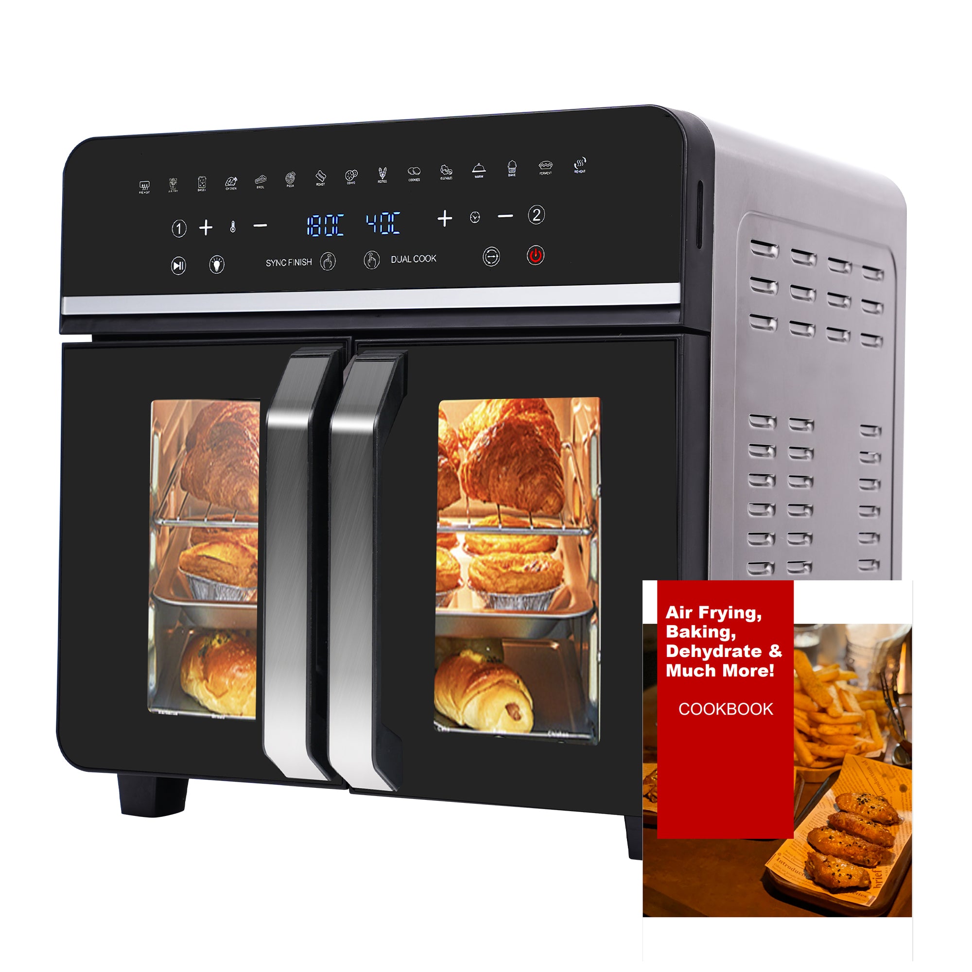XXL Dual Zone Airfryer Ofen 23L – Das 11-in-1 Küchenwunder für jeden Anlass